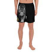 Positive State “Stay Strong” Men's Athletic Long Designer Shorts - positivestateapparel