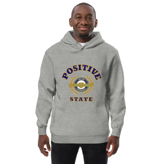 Positive State Signature grey Unisex fashion hoodie - positivestateapparel